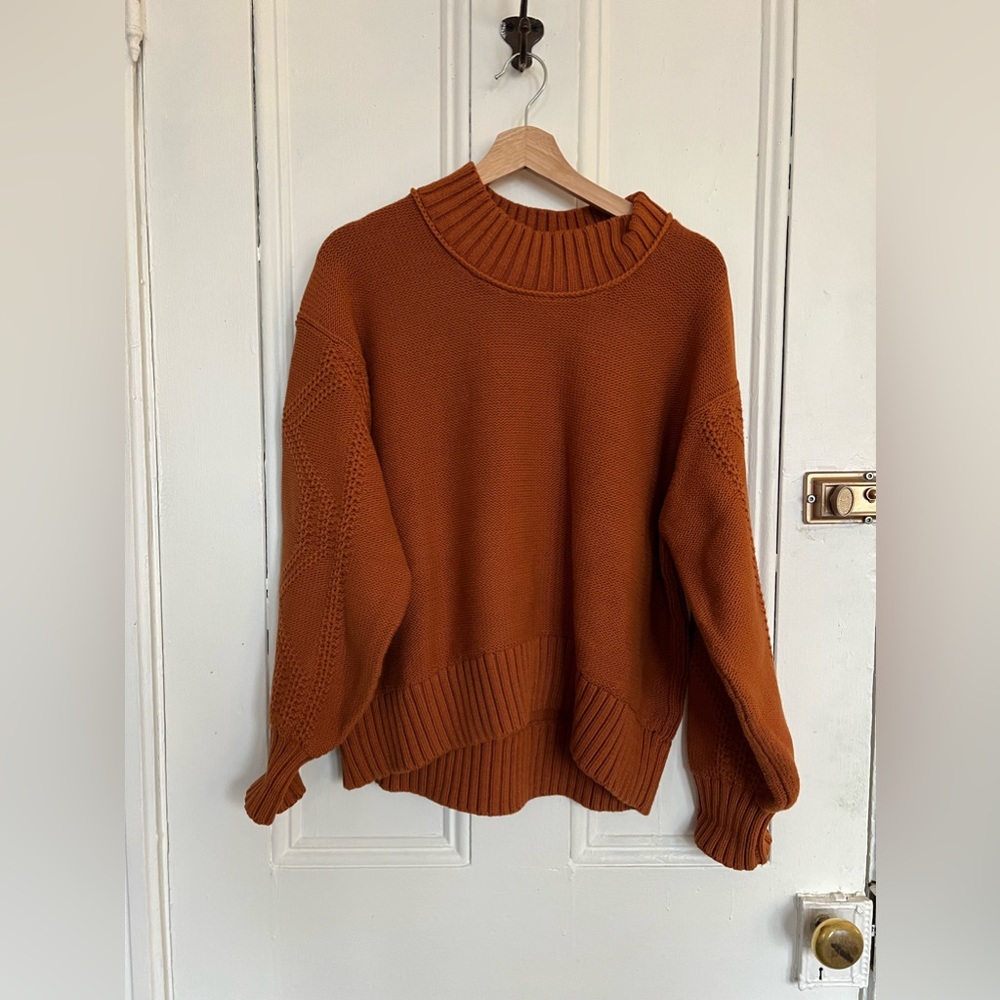Everlane Women's Sweater in Rust Orange